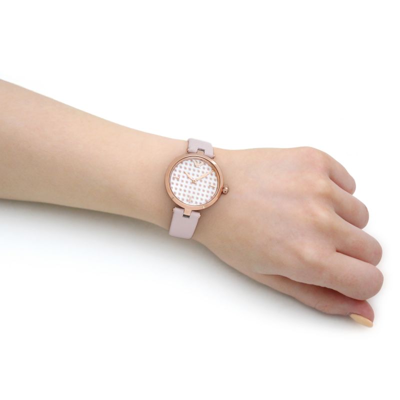 AR11313 Emporio Armani  Ladies Watch Pink Leather