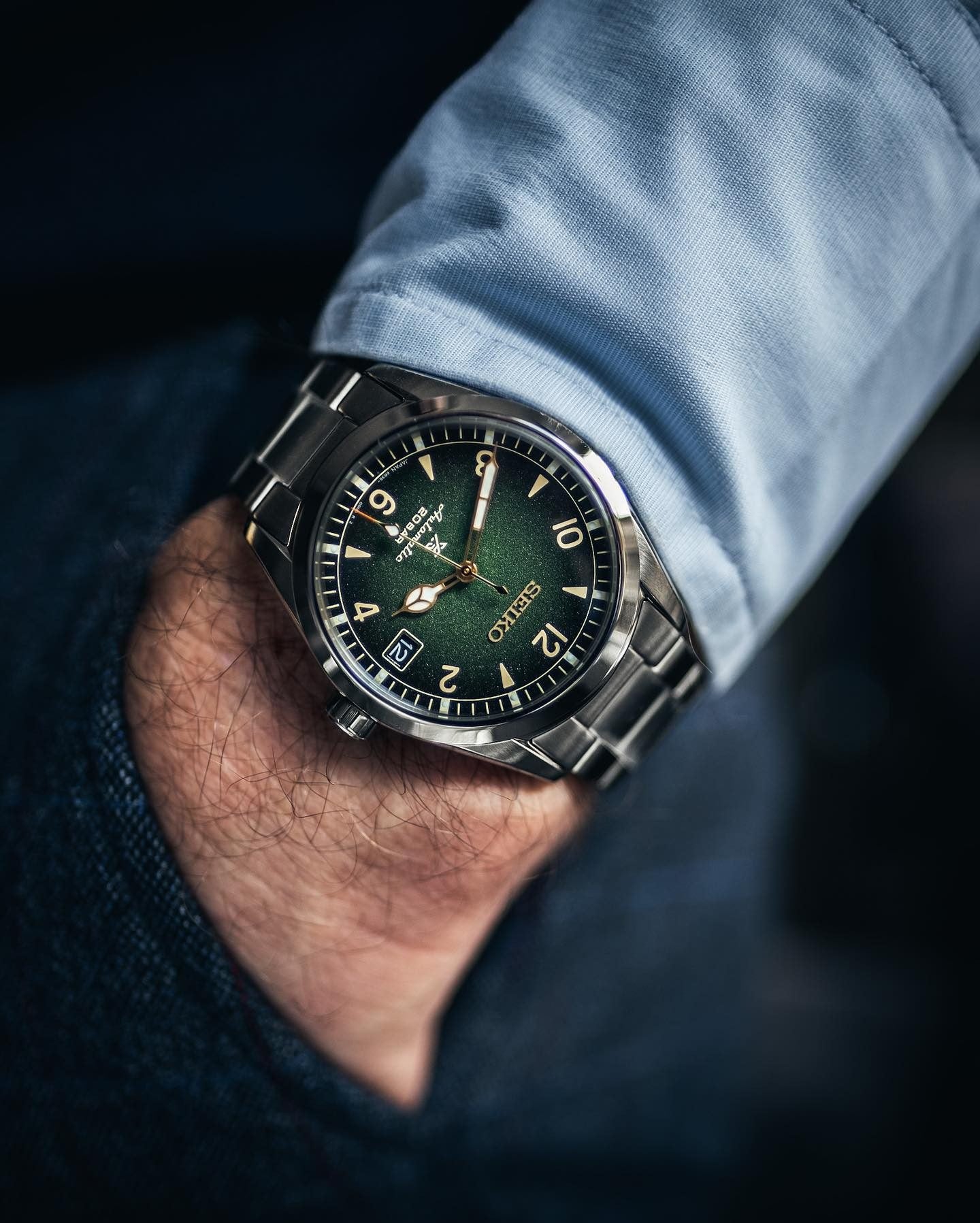 Seiko Prospex "Baby" Alpinist SPB155 Automatic Green Dial SPB155J1