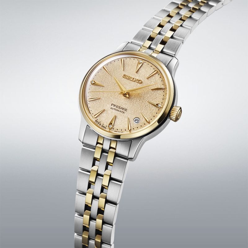 Seiko SRPL64 Presage ‘Frozen Daiquiri’ Diamond Cocktail Time 34mm SRPL64J1