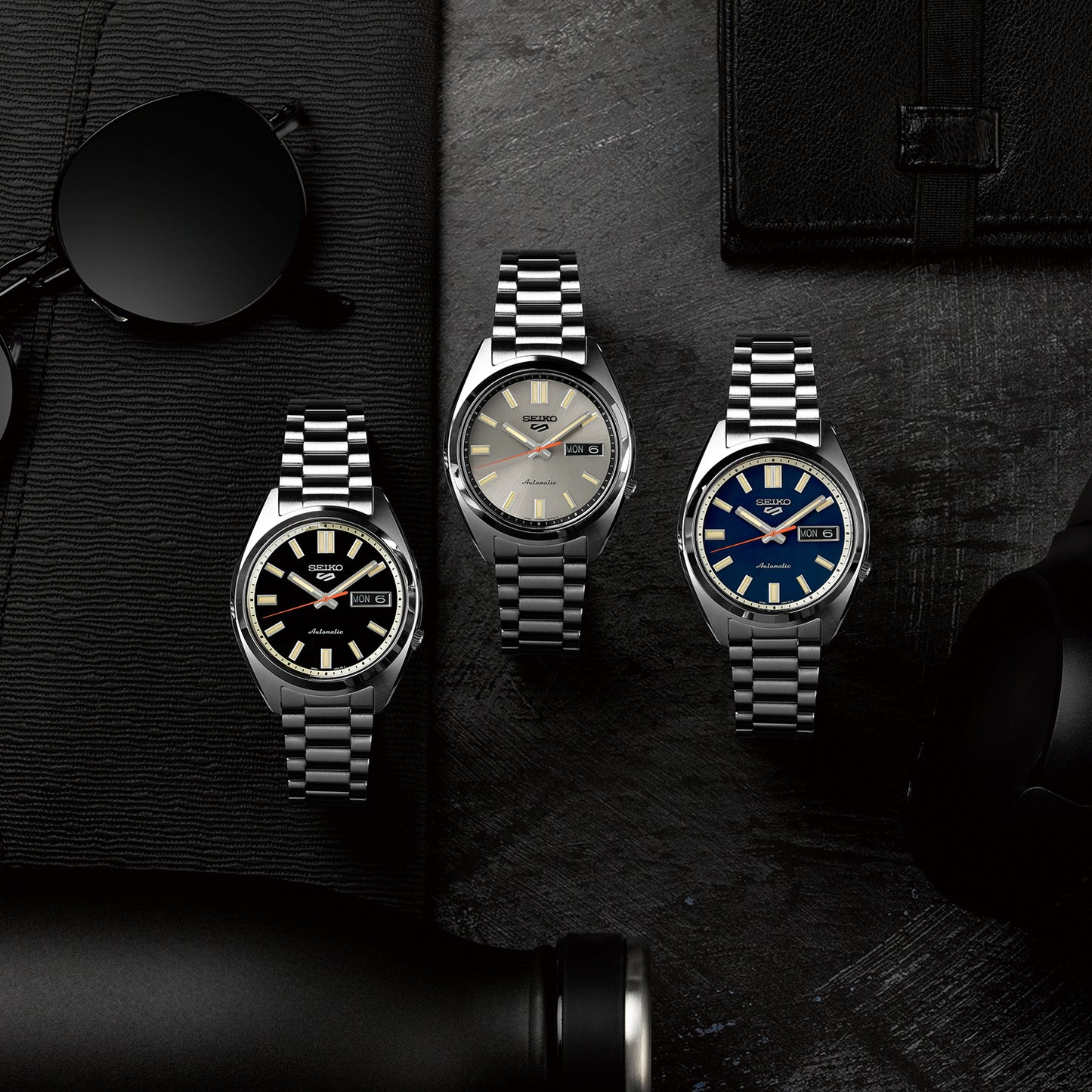 Seiko 5 Sports SRPK87 SNXS ‘Rinse blue’ Classic Sports SRPK87K1
