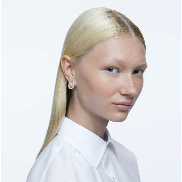 Swarovski Signum Stud Earrings Swan 5621105