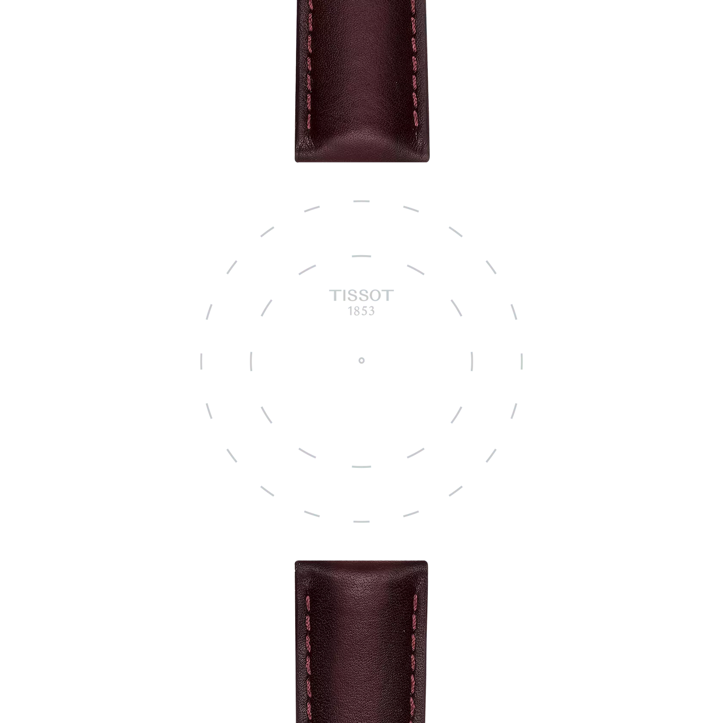 Tissot Official Brown Leather Strap Lugs 20 mm T852.046.838 T852046838