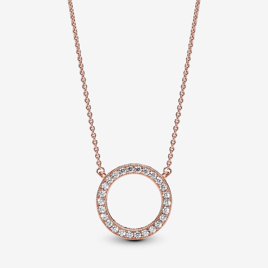 Circle of Sparkle Necklace 580515CZ-45