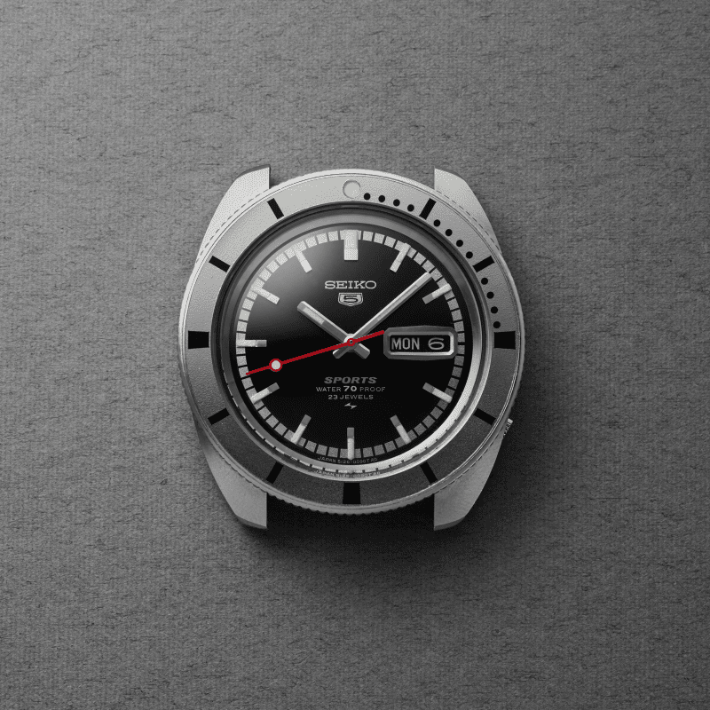Seiko 5 Sports ‘Pepper Black’ 1968 Recreation Limited Edition SRPL05K1 SRPL05