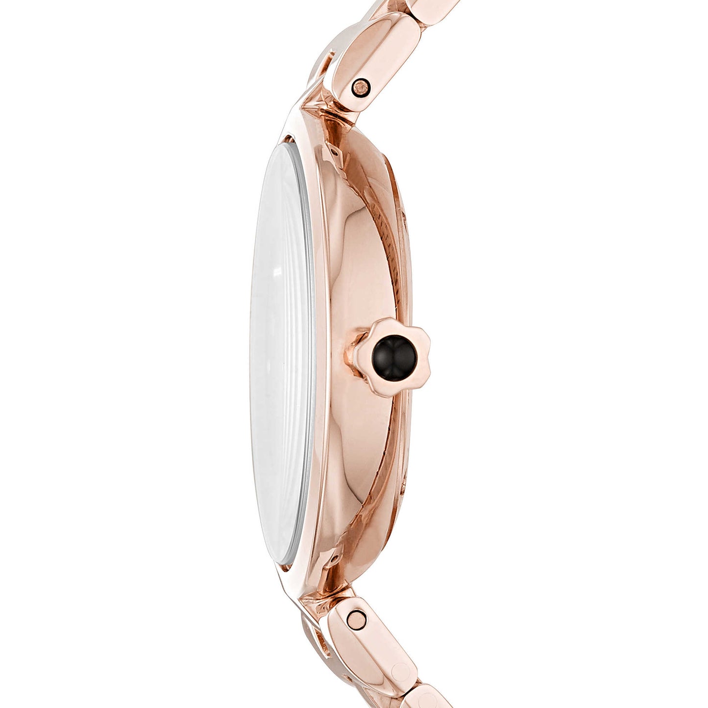 AR11197 Emporio ARΜΑΝΙ Arianna Crystals Rose Gold Stainless Steel Bracelet
