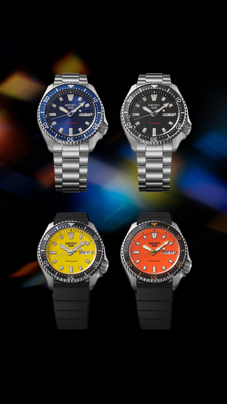 Seiko 5 Sports SKX Redux in Kuro Black Automatic Watch SRPL85 SRPL85K1