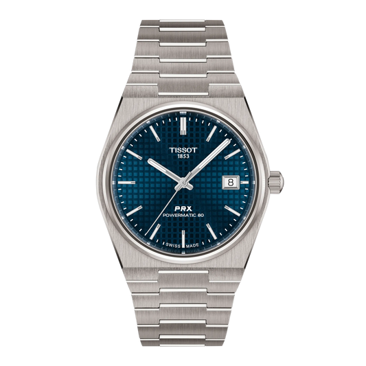 Tissot PRX 38mm Titanium Blue Dial T137.807.44.041.00 T1378074404100