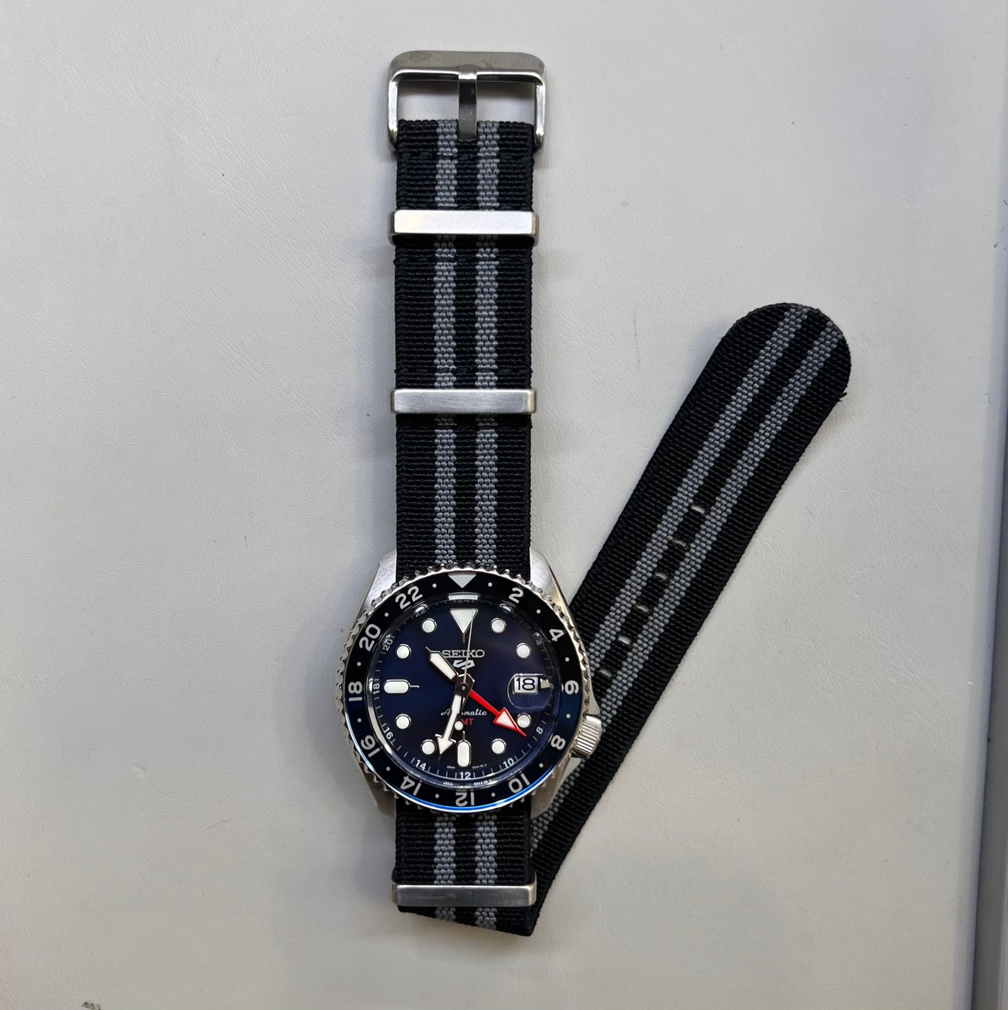 SSK NATO Strap 22mm (compatible with Seiko 5 models, SSK001 / SSK003 / SSK005)