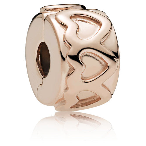 Pandora 781978 Rose ™ Row of Hearts Clip Pandora Rose Row of Hearts Clip