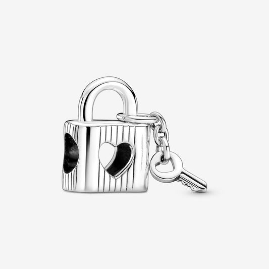 Pandora Padlock & Heart Key Charm 790095C01