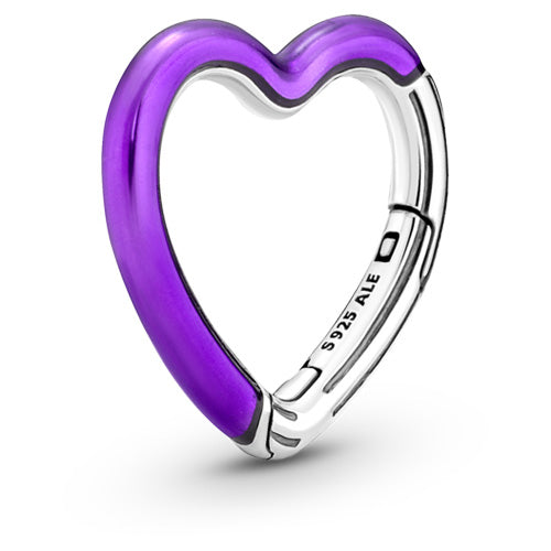 Bright Purple Pandora ME Styling Heart Connector 791973C01 Legacy bright-purple-pandora-me-styling-heart-connector-791973c01-legacy