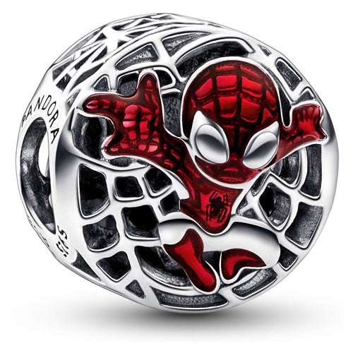 PANDORA 792350C01 Marvel Spider-Man Soaring City Charm