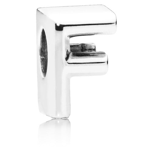 PANDORA 797460 Letter F Alphabet Charm