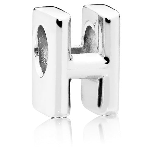 PANDORA 797462 Letter H Alphabet Charm