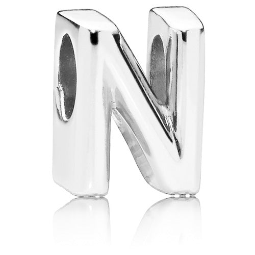 PANDORA 797468 Letter N Alphabet Charm
