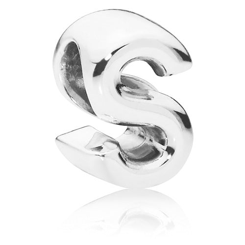 PANDORA 797473 Letter S Alphabet Charm