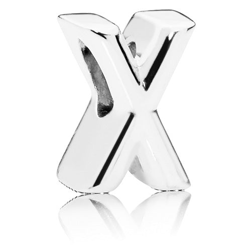 PANDORA 797478 Letter X Alphabet Charm