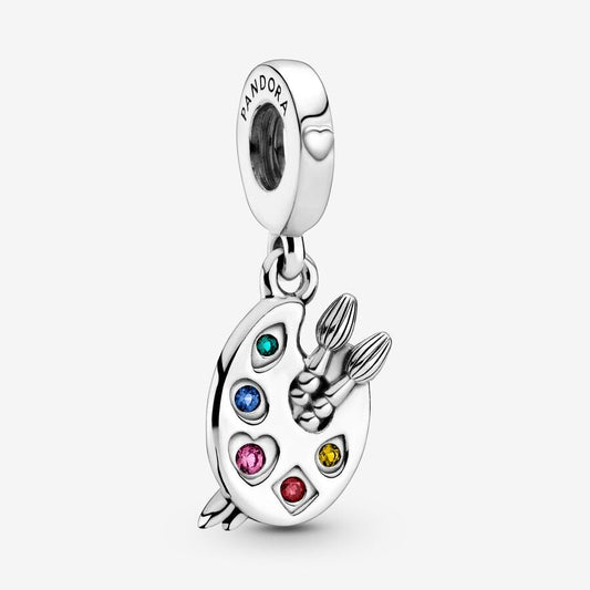 PANDORA 799320C01 Artist's Palette Dangle Charm
