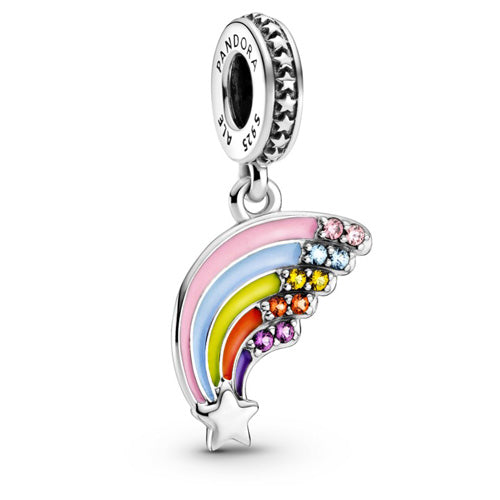 PANDORA 799351C01 Colorful Rainbow Dangle