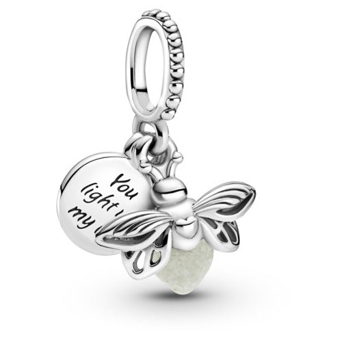 PANDORA 799352C01 Glow in the Dark Firefly Dangle