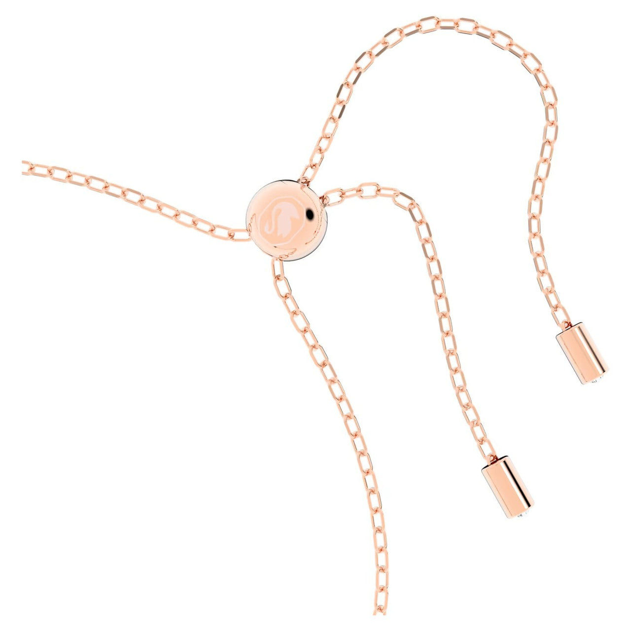 5643737 Swarovski Ortyx Bracelet Triangle Cut, White, Rose Gold-Tone Plated