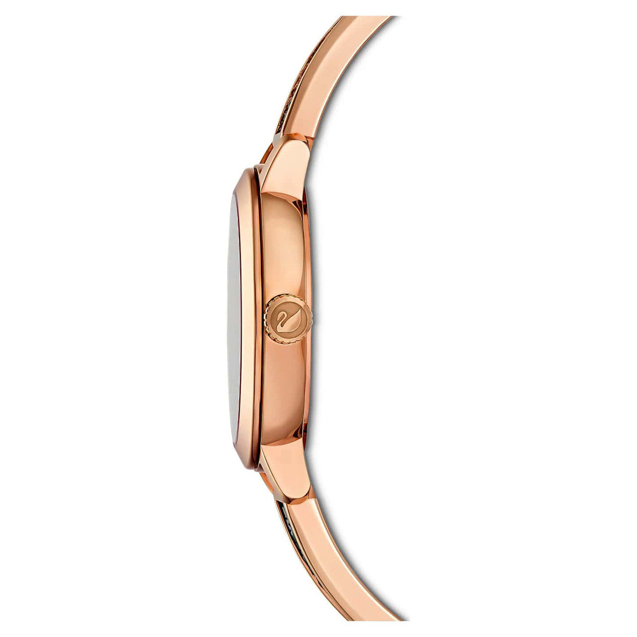 Swarovski Crystal Cosmic Rock Watch Metal Bracelet, Black, Rose-Gold Tone PVD 5376068