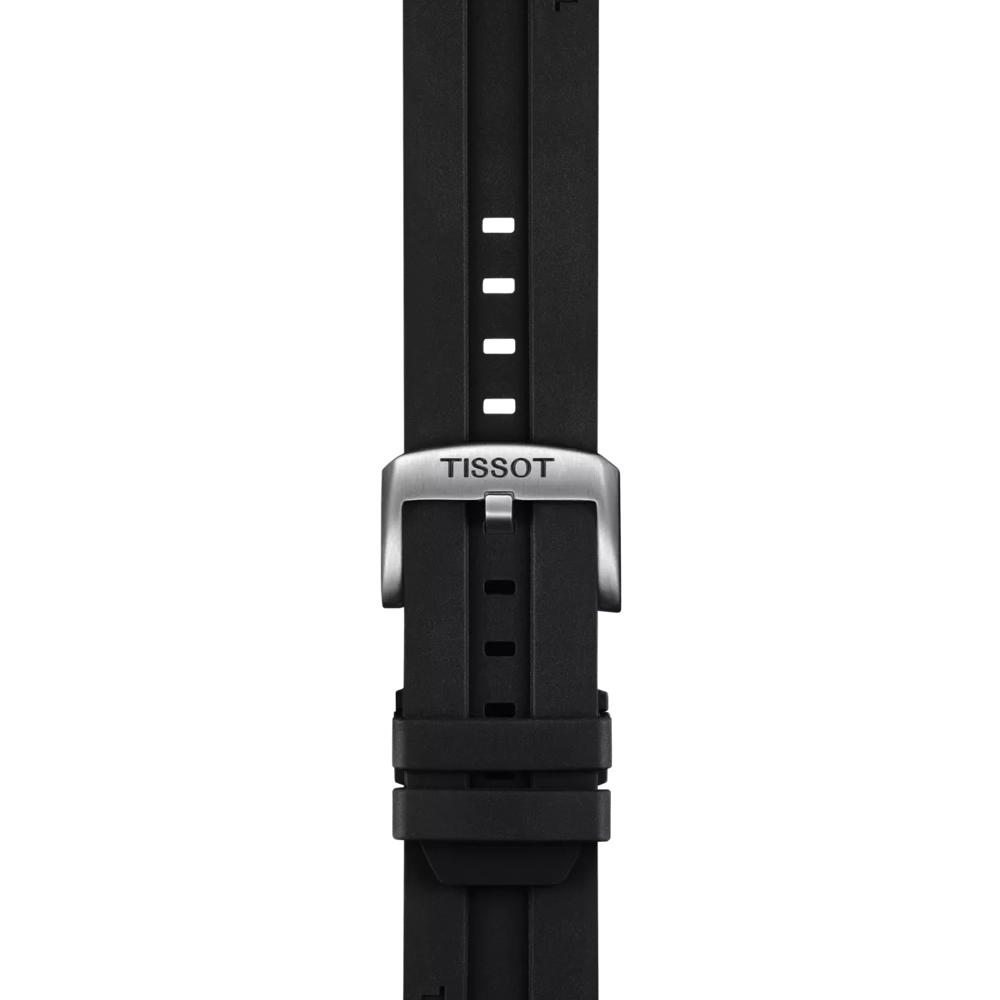 Tissot Official Black Rubber Strap Lugs 22 mm T852.047.708 T852047708