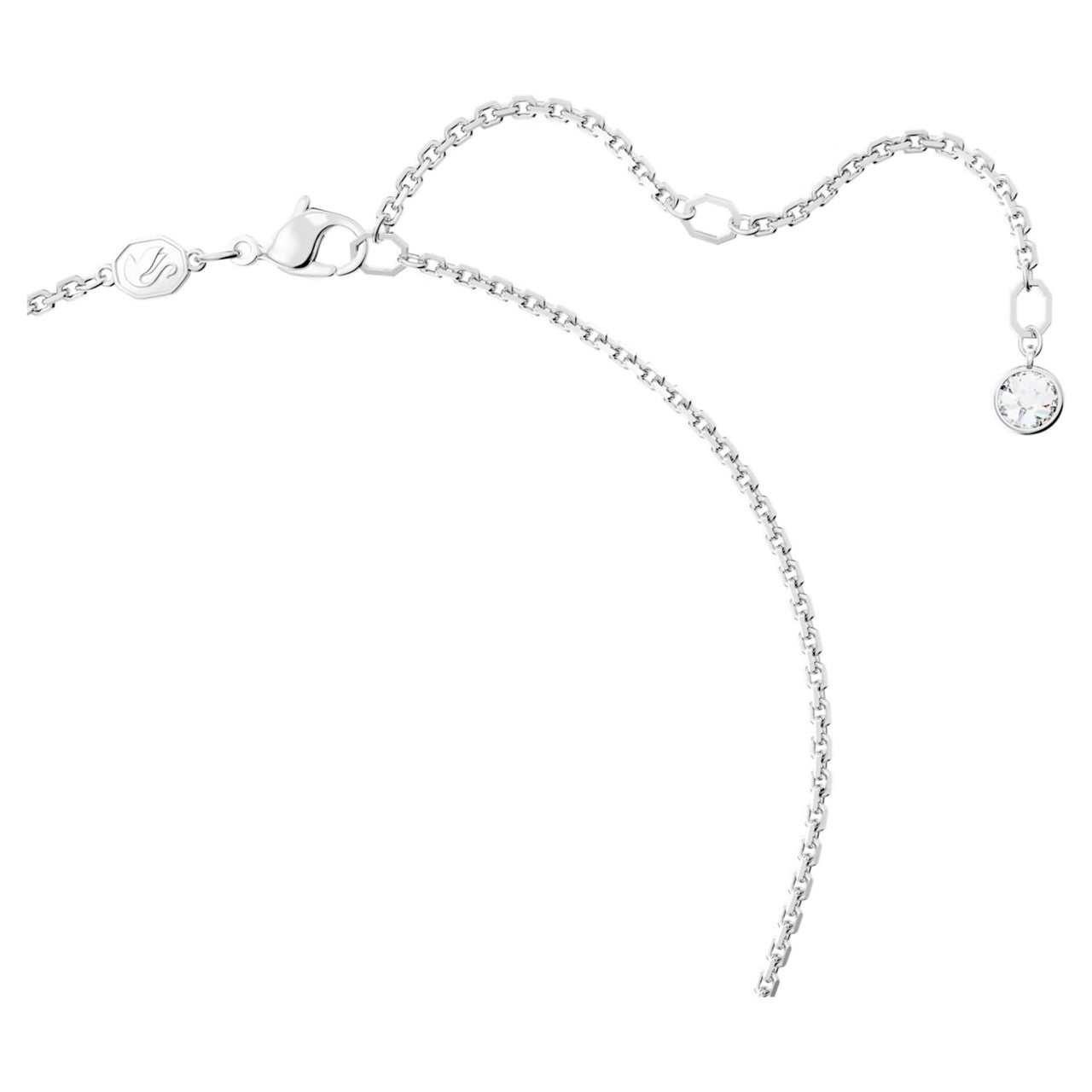 Disney Mickey Mouse Layered Pendant, White, Rhodium Plated 5668780