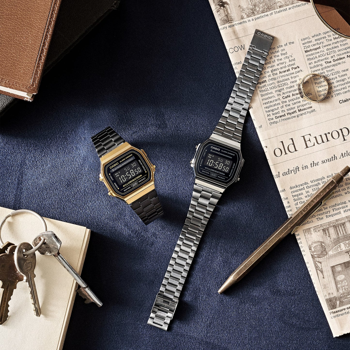 CASIO Vintage Grey A168WGG-1BV A168WGG-1BVT