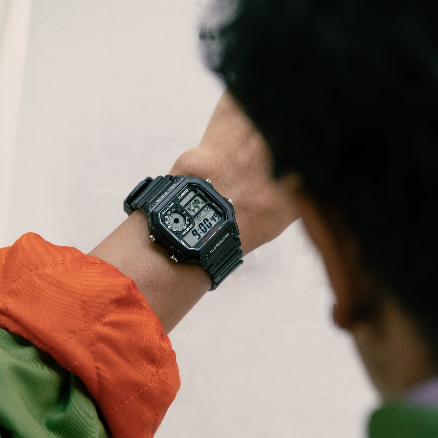Casio World Time Digital Watch AE1200WH-1AV AE-1200WH-1AV