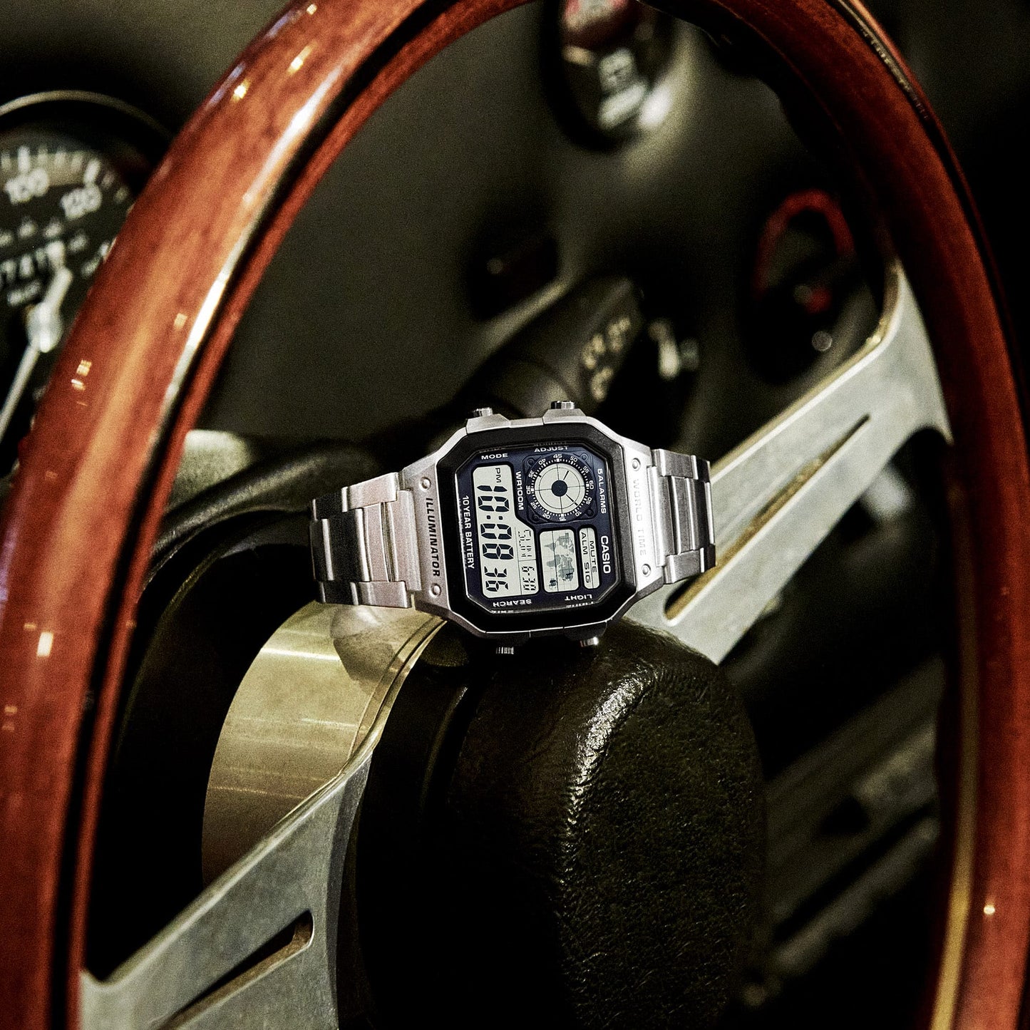 Casio World Time Digital Watch AE1200WHD-1A AE-1200WHD-1AV