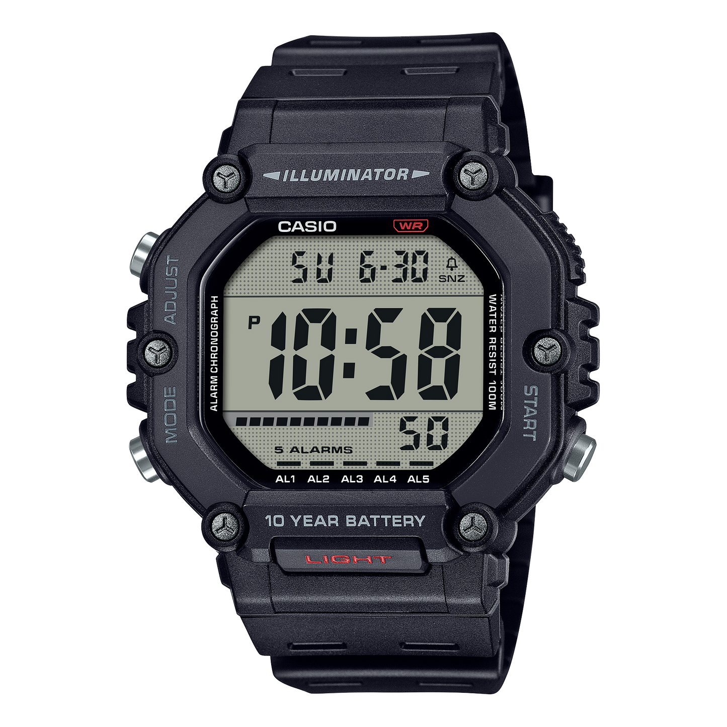 CASIO Digital AE1600H-1AV Watch AE-1600H-1AV