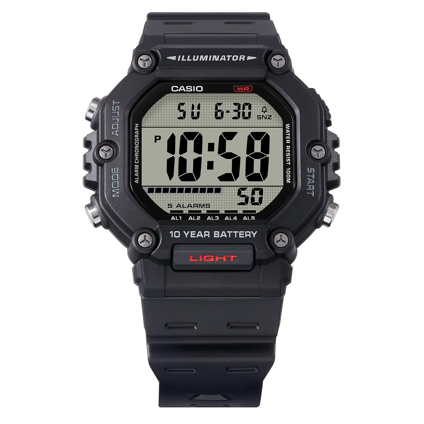 CASIO Digital AE1600H-1AV Watch AE-1600H-1AV
