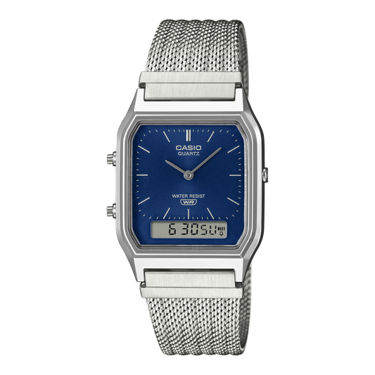 CASIO VINTAGE AQ-230EM-2A AQ230EM-2A Navy