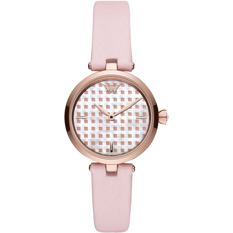 AR11313 Emporio Armani  Ladies Watch Pink Leather
