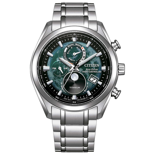CITIZEN BY1010-57X Tsuki-yomi A-T Atomic Time Keeping Super Titanium Eco-Drive