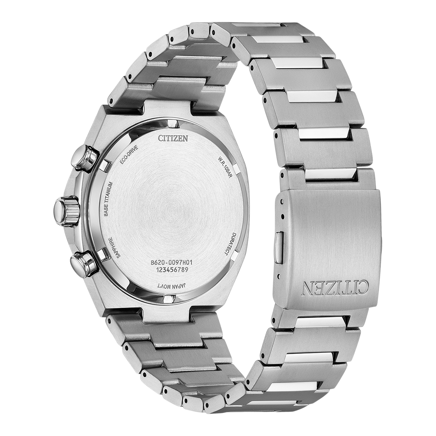 CITIZEN CA4610-85A Zenshin Chrono Silver Tone Dial Super Titanium