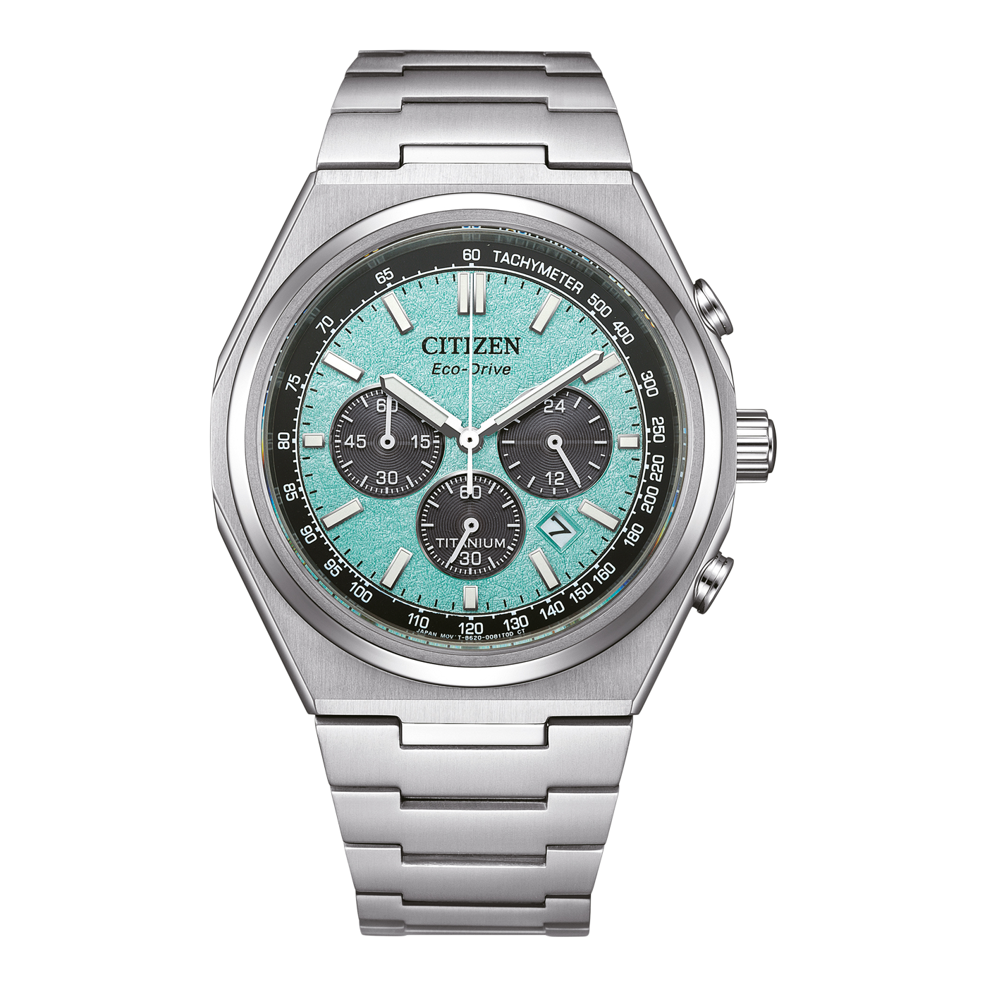 CITIZEN CA4610-85M Zenshin Chrono Super Titanium Blue Dial