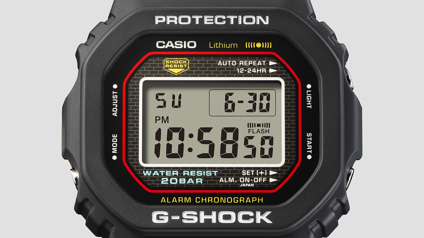 CASIO G-Shock DW5000 Series - Original G-Shock Recreation DW5000R-1A DW-5000R-1A