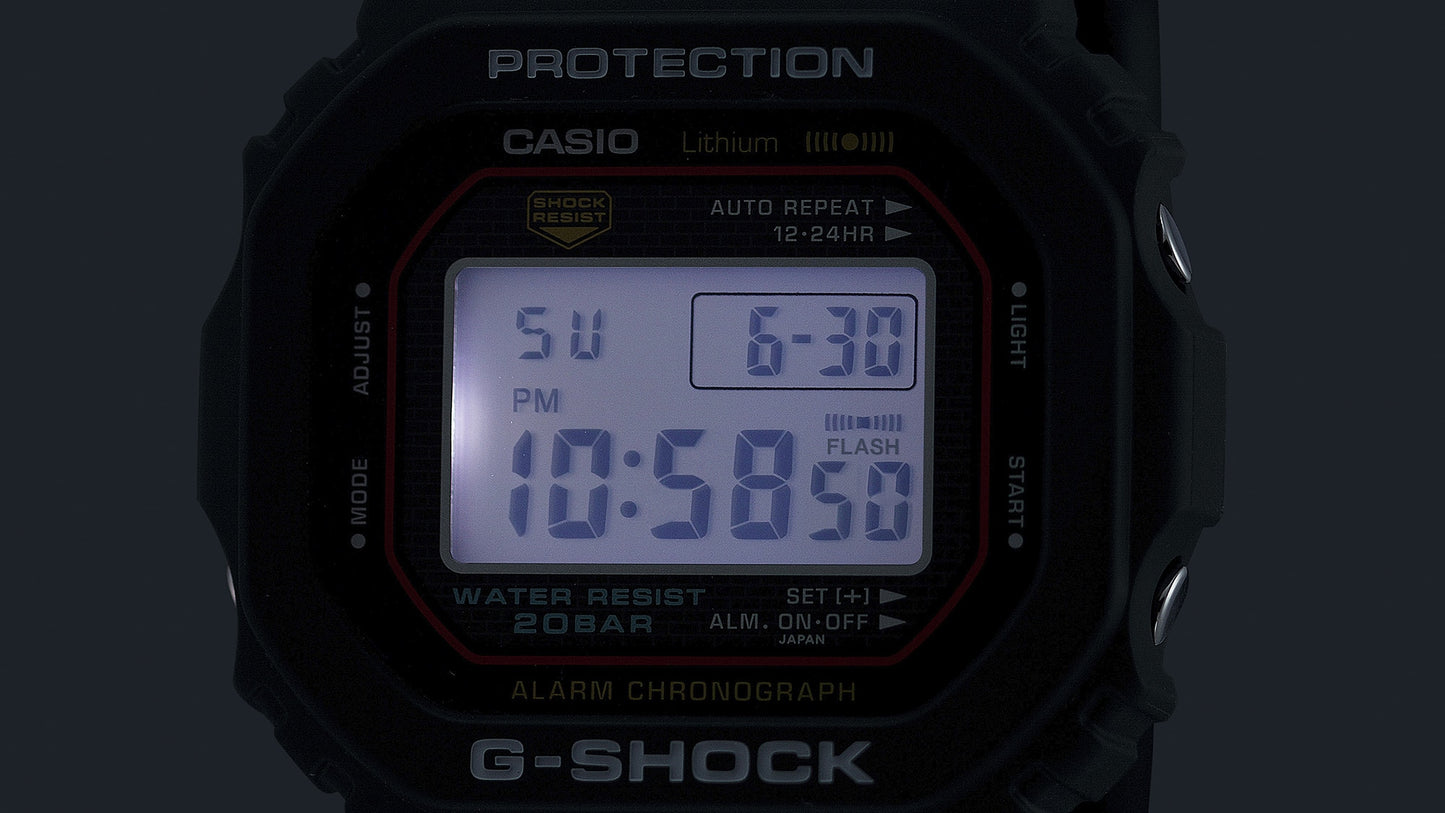 CASIO G-Shock DW5000 Series - Original G-Shock Recreation DW5000R-1A DW-5000R-1A