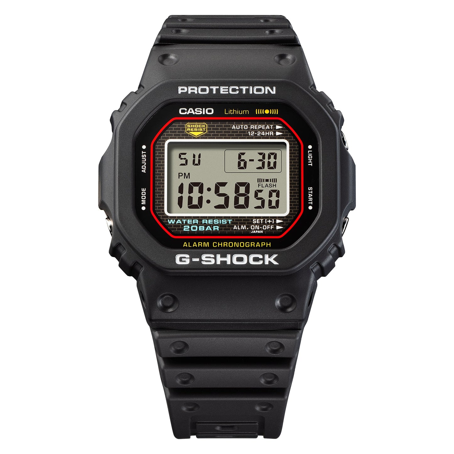 CASIO G-Shock DW5000 Series - Original G-Shock Recreation DW5000R-1A DW-5000R-1A