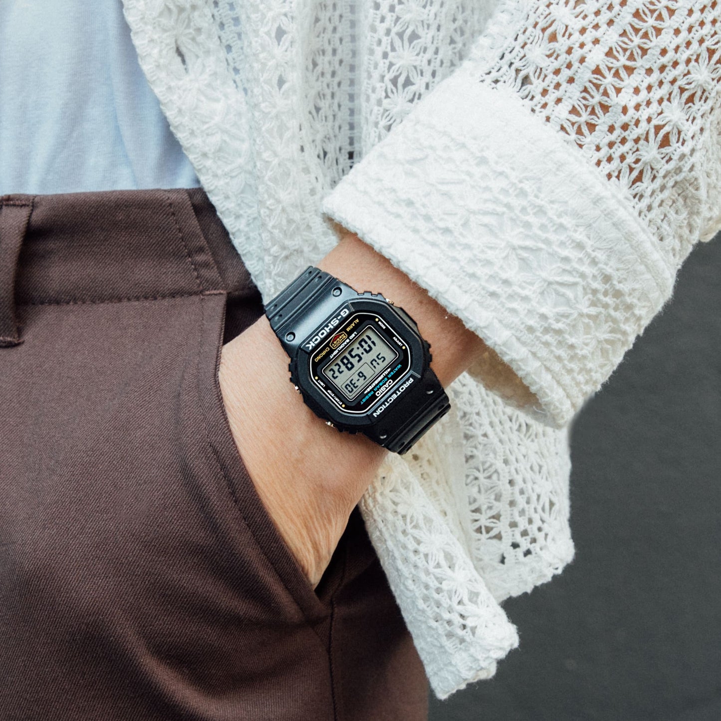 CASIO G-SHOCK CLASSIC DIGITAL WATCH DW5600E-1V DW-5600E-1V