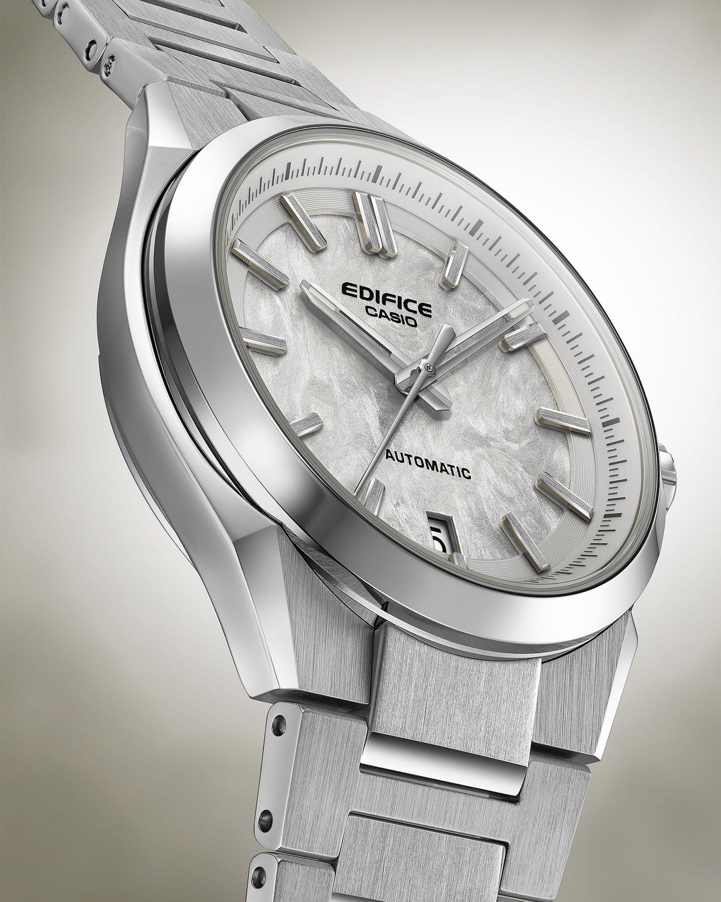 CASIO AUTOMATIC WATCH EFK100D-7A EFK-100D-7A WHITE DIAL