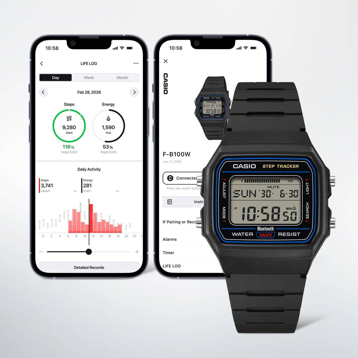 CASIO F-B100W-1A FB100W-1A