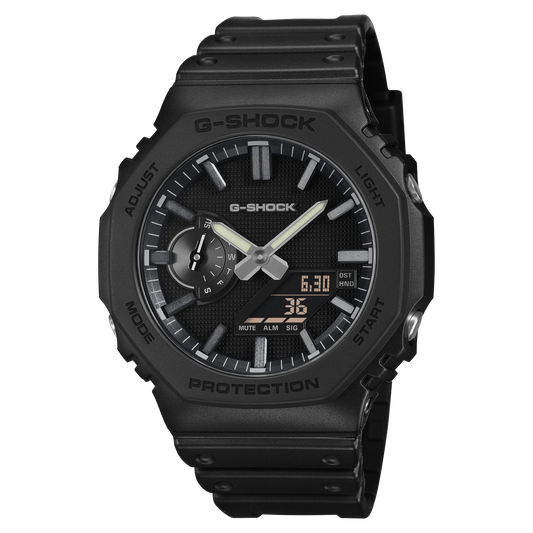 G-SHOCK LUXE BLACK ANALOG-DIGITAL 2100 Series GA-2100LXB-1A GA2100LXB-1A