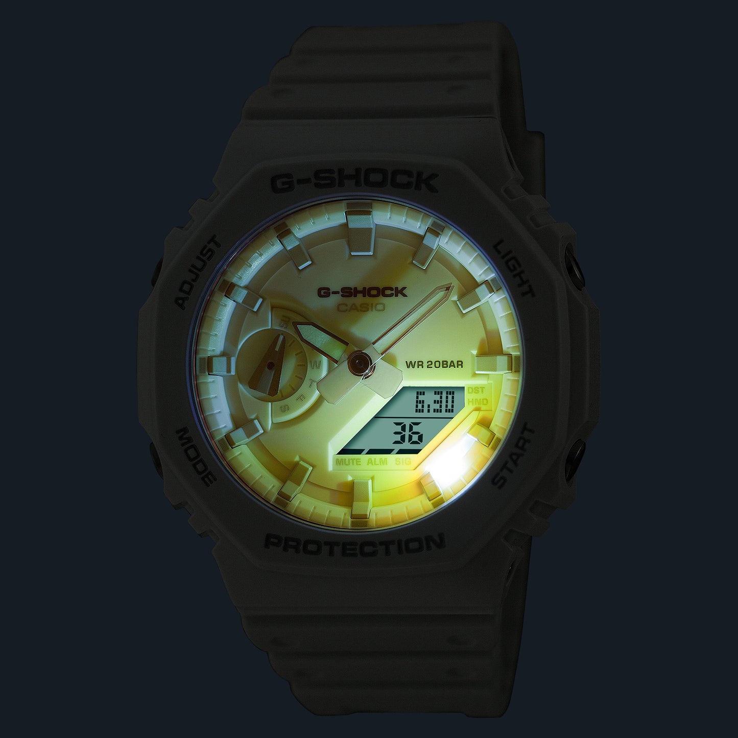 G-SHOCK White Radiant Dial GA-2100TL-7A GA2100TL-7A