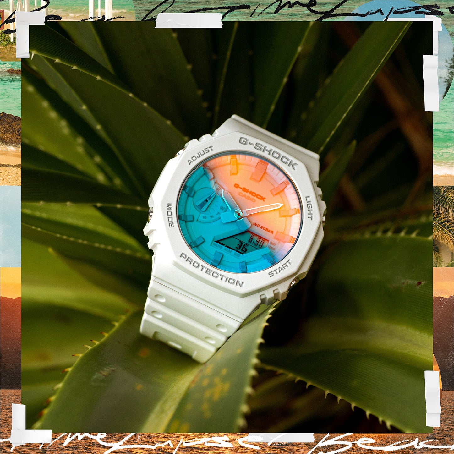 G-SHOCK White Radiant Dial GA-2100TL-7A GA2100TL-7A