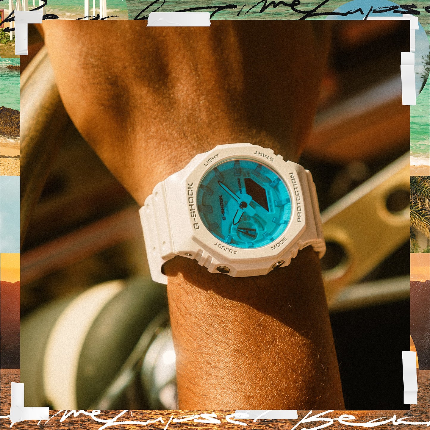 G-SHOCK White Radiant Dial GA-2100TL-7A GA2100TL-7A