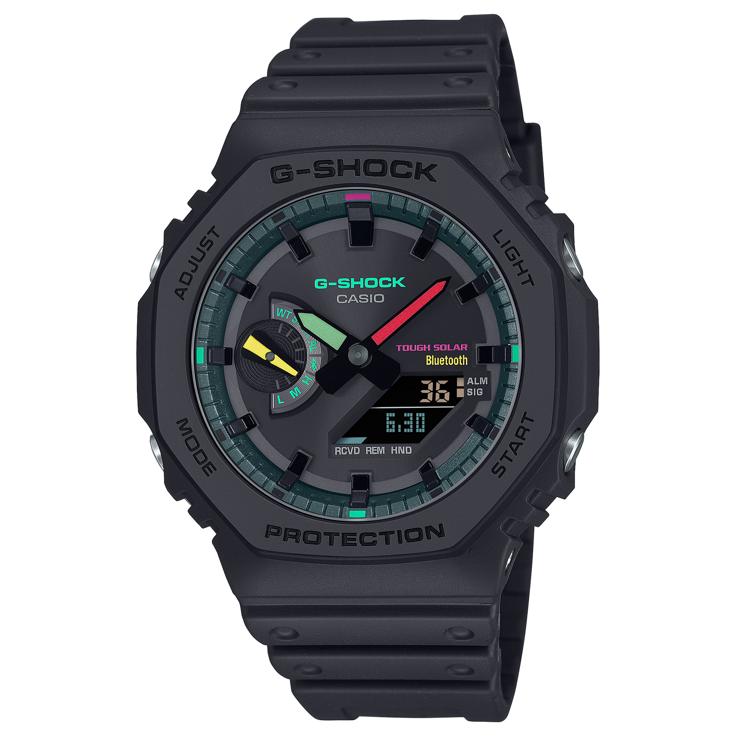 G-SHOCK GAB2100MF-1A GA-B2100MF-1A Bold black vibrant color