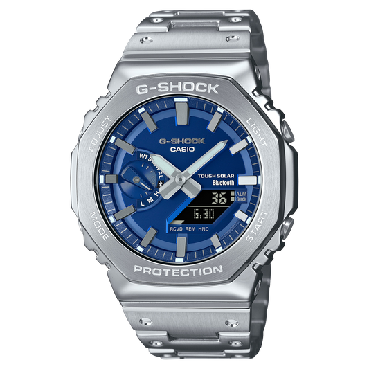 G-SHOCK GMB2100AD-2A FULL METAL MEN'S WATCH BLUE DIAL GM-B2100AD-2A